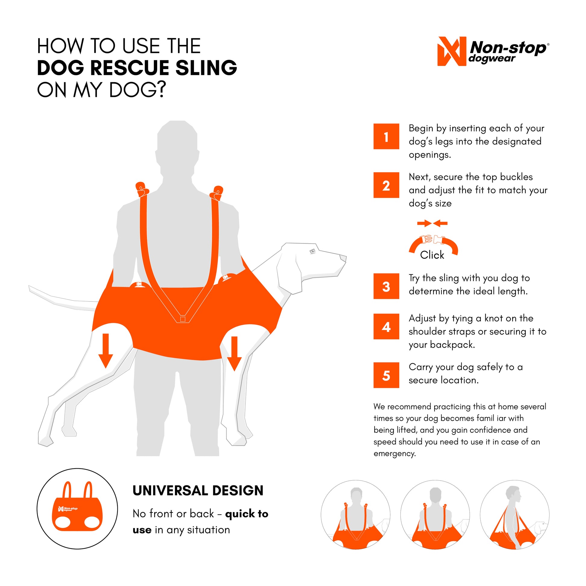 Dog rescue sling (2)